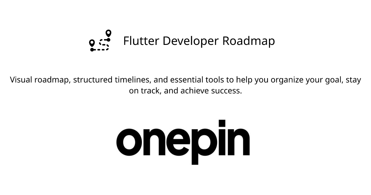 Flutter Developer Roadmap
