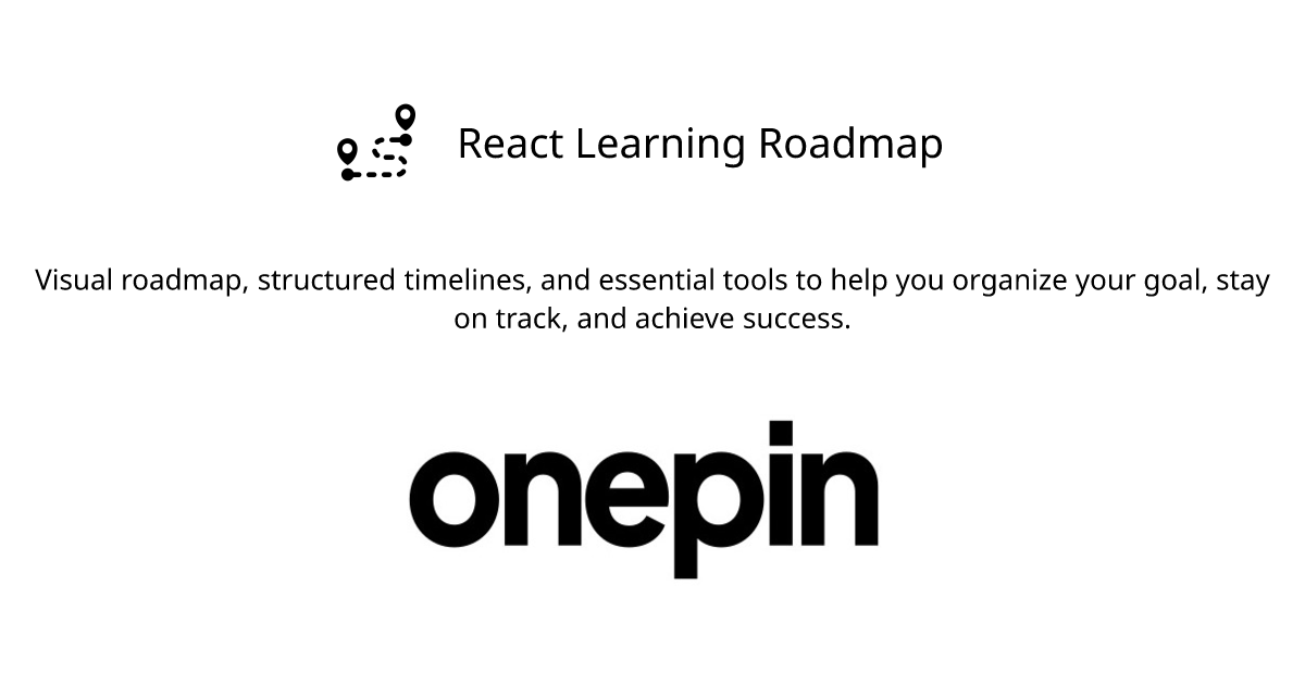 React Learning Roadmap