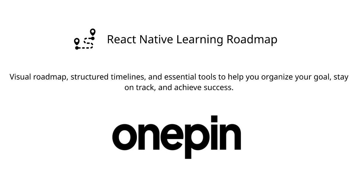 React Native Learning Roadmap