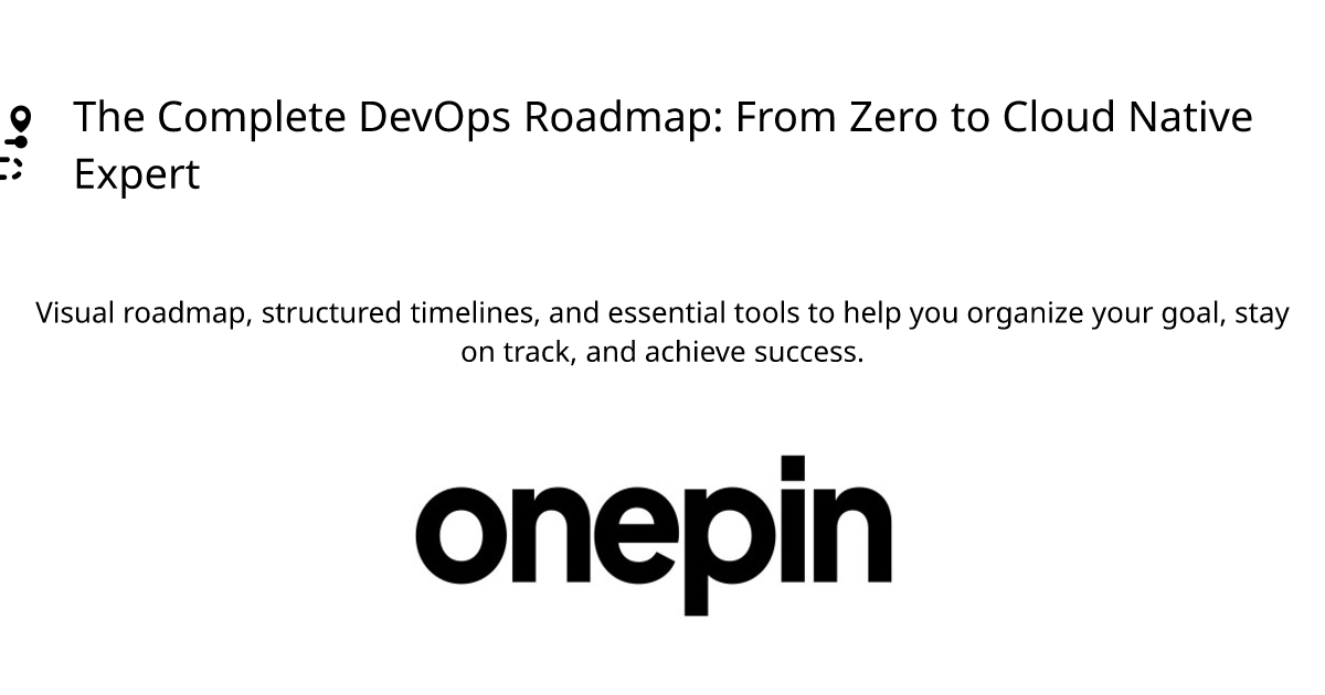 The Complete DevOps Roadmap: From Zero to Cloud Native Expert